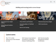 Tablet Screenshot of nhc.nl